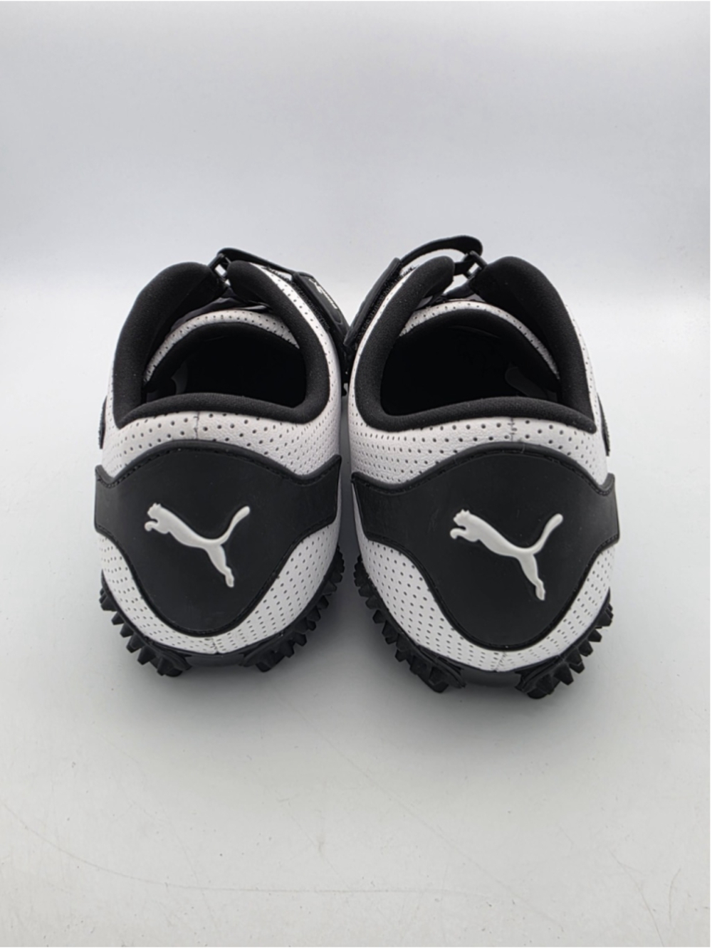 Size 13 - Puma Mostro Perforated Leather Pack - White Black - Picture 4 of 5